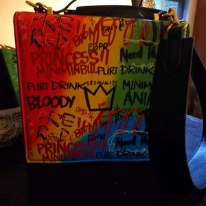 Super cute graffiti purse